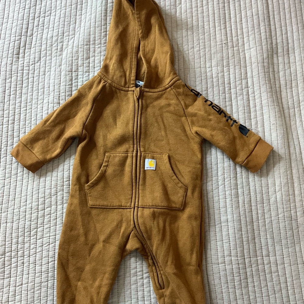 Carhartt Brown Cozy Footie One Piece